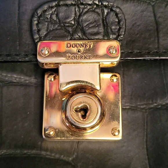 Vintage dooney and bourke black handbag 👜 - Picture 2 of 7